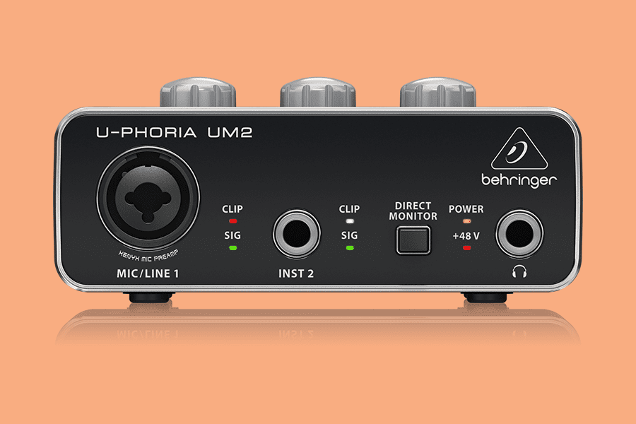 Behringer UM2 vs UMC22: Our Audio Interface Comparison Guide 1 UM2 Front