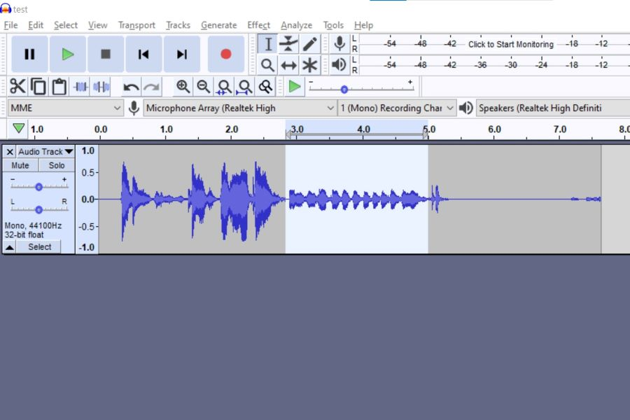 How to Lower the Volume of a Section in Audacity 6 amplify step3