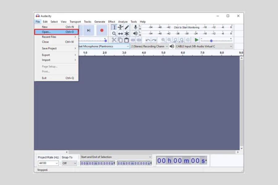 How To Remove Reverb In Audacity | 6-Step Guide 3 Importing an audio file