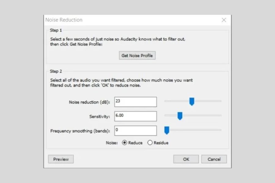 How To Remove Reverb In Audacity | 6-Step Guide 4 Noise Reduction