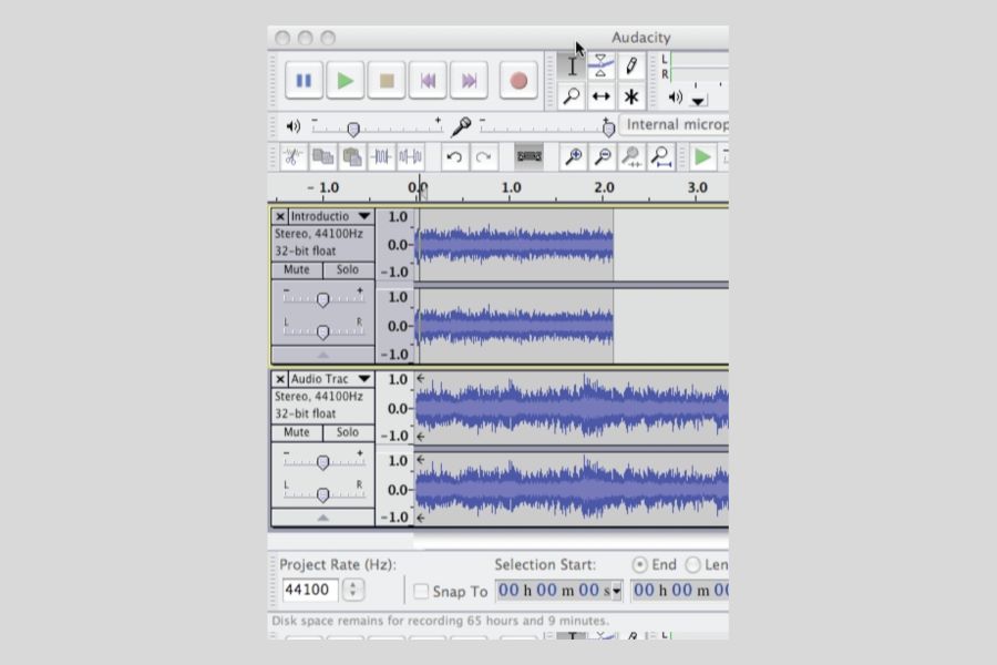 How To Record In Audacity While Track Is Playing | 6 Steps 1 step 1