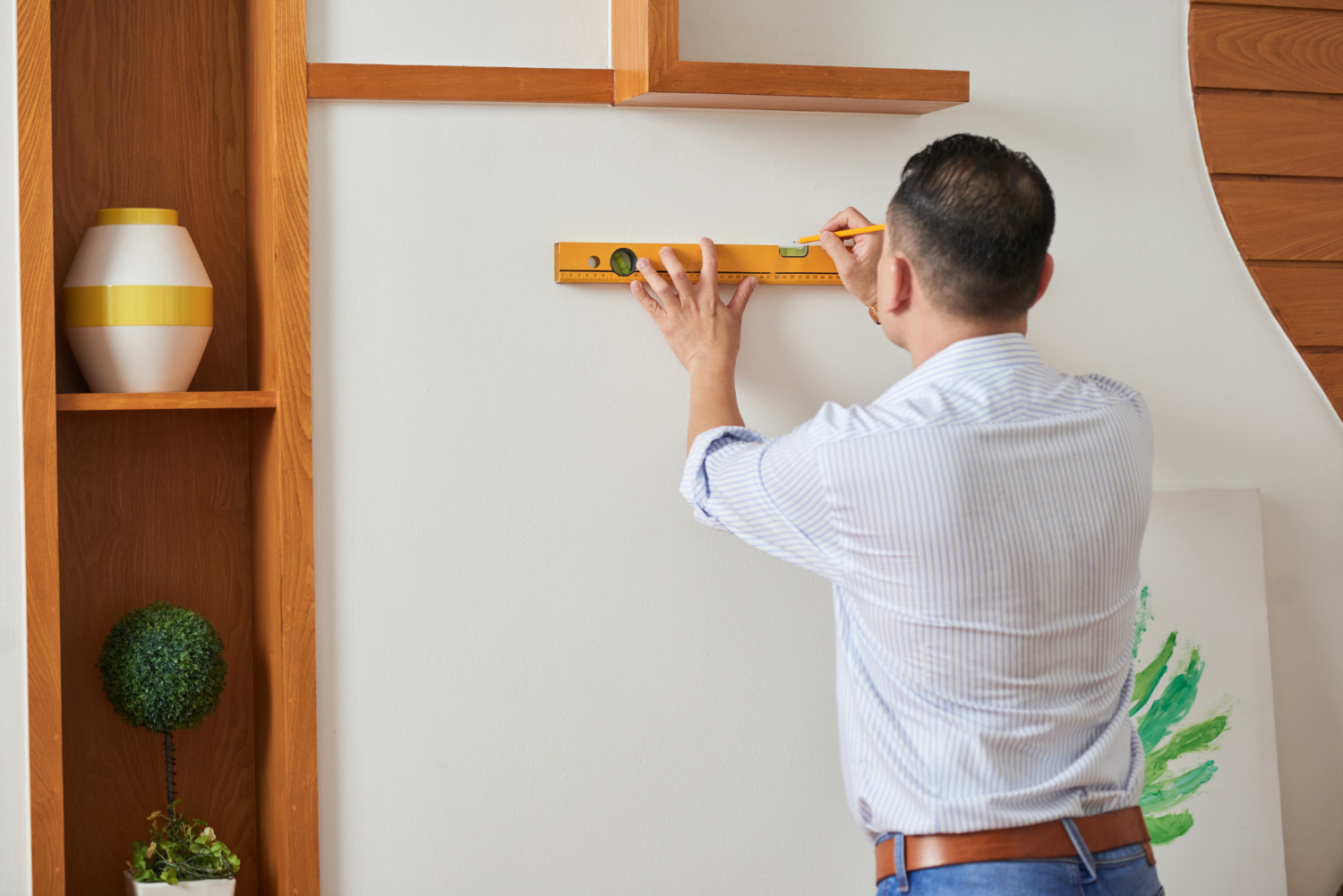 How To Soundproof A Closet: 8 Essential Steps 5 How to soundproof a closet: Start by measuring the closet's interior surfaces to cut the MLV to the right size.